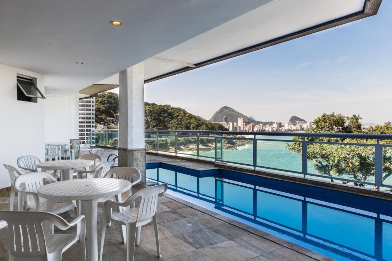 Ocean Blue Moderno Av Niemayer Vista Espetacular Colado No Leblon Em Frente A Escola Stella Maris Garagem Internet Super Veloz 2 Smart Tvs Piscina Sauna Lejlighed Rio de Janeiro Eksteriør billede